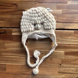 English Heritage Knit Wool Beanie Hat Alpaca Llama? Toddler 2-4 Yrs Outdoor Play